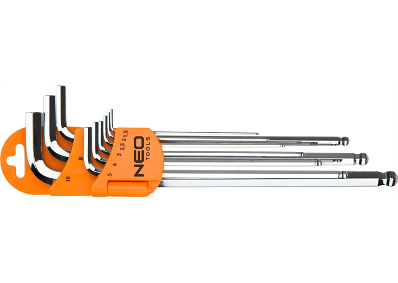 Innensechskantschlüssel 1.5-10 mm 9 Stck. Neo 09-515