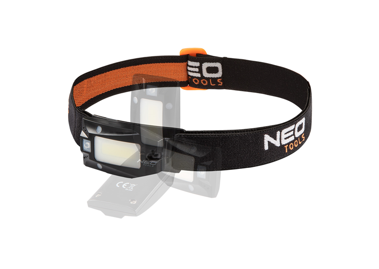 Akku-Stirnlampe USB 180 lm COB LED + Bewegungssensor Neo 99-069