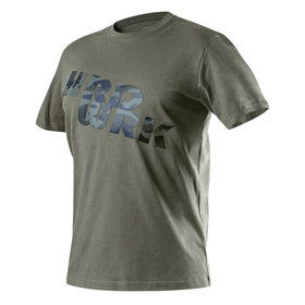 Arbeits-T-Shirt CAMO, olivenfarben, mit Aufdruck Neo CAMO 81-612-XXL