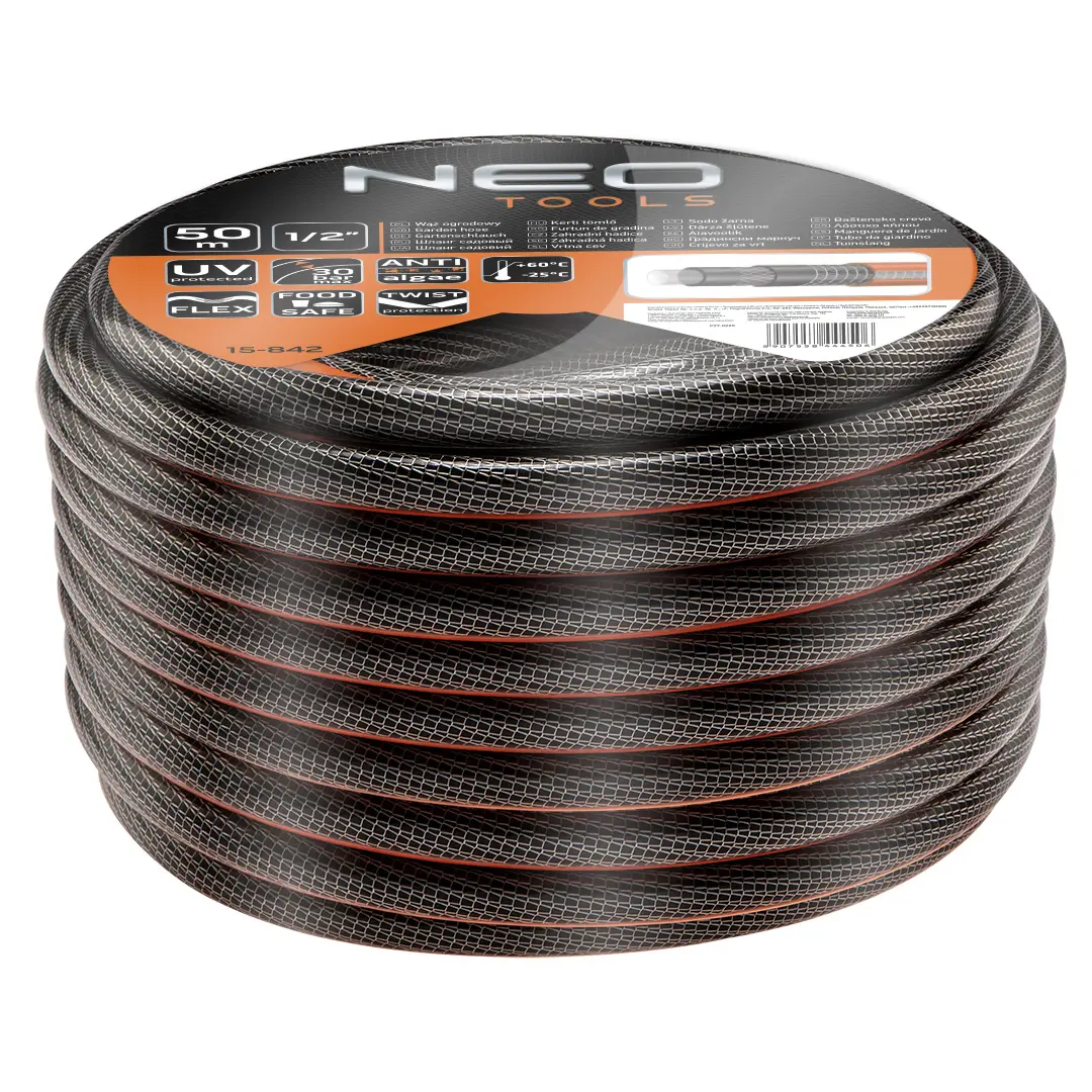 Gartenschlauch 1/2" 50m Neo PROFESSIONAL 15-842