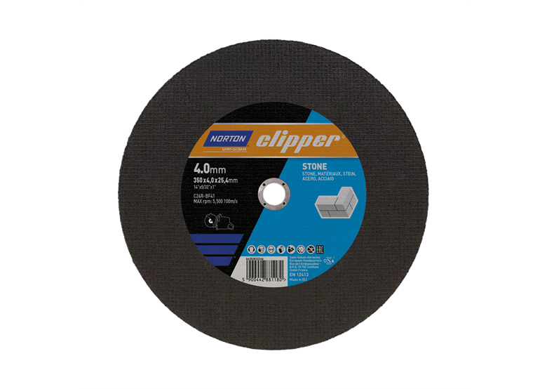 Stein-Trennscheibe 350x4,0x25,4mm Norton C24R-350x4.0x25.4-T41 NOR-Clipper