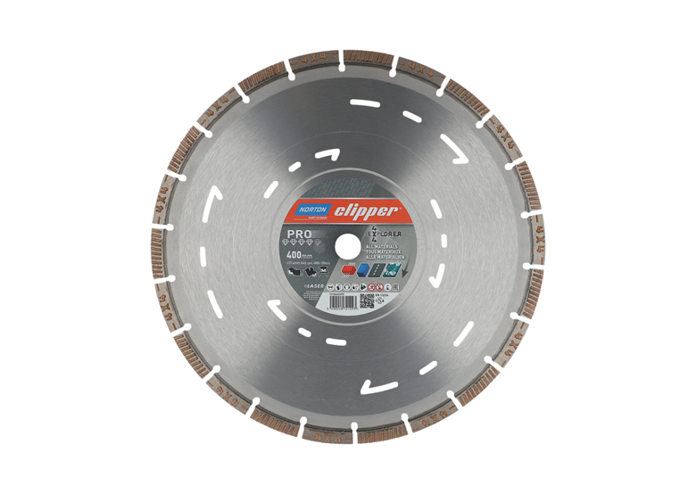 Diamantscheibe 400x20mm Norton Clipper PRO 4x4 Explorer