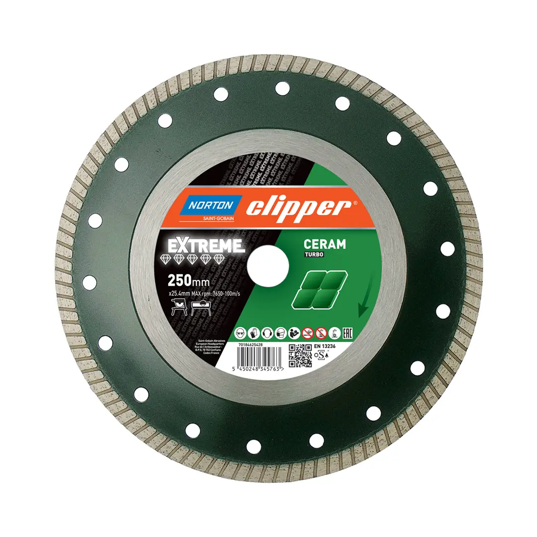 Diamantscheibe 250x25,4mm Norton Extreme Ceramic Turbo