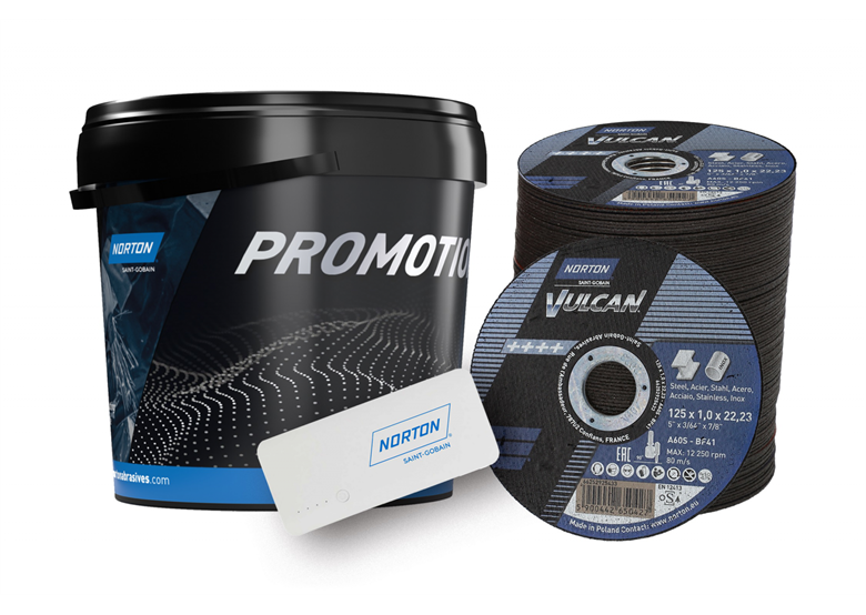 Trennscheibe 41 125x1,0mm (100 Stück) + kabellose Kopfhörer Norton METAL/INOX VULCAN