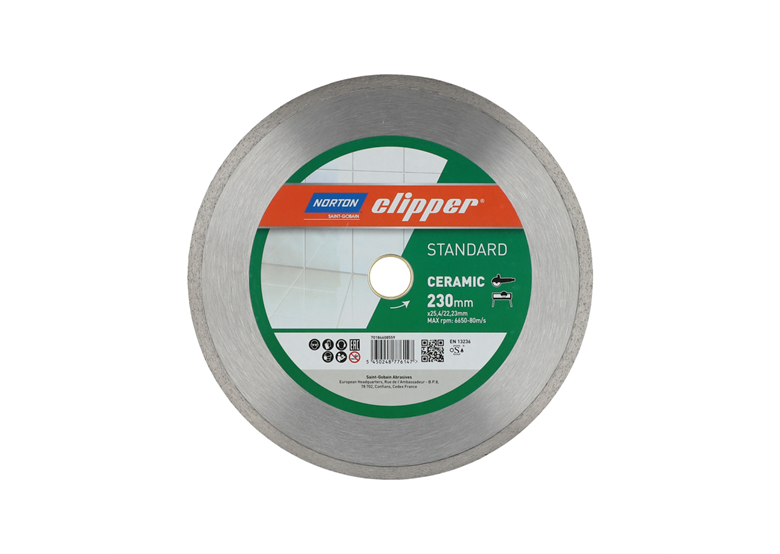 Diamanttrennscheibe 230mm Norton STANDARD Ceramic 230mm