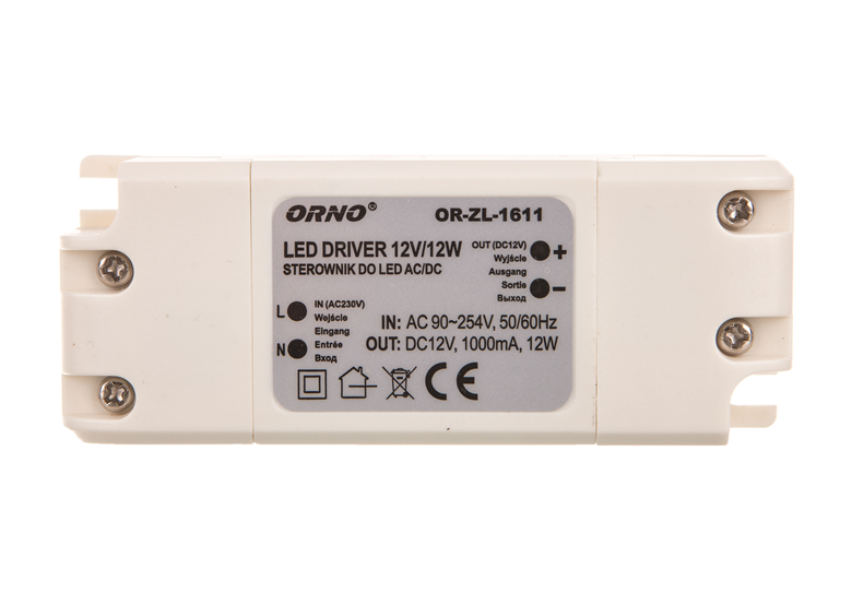 Betriebsgerät LED 12V Orno OR-ZL-1611
