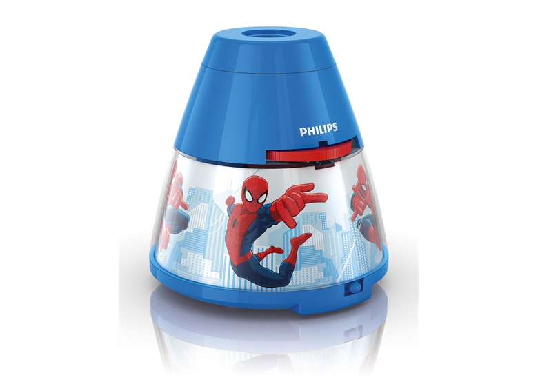 Nachtlicht mit Projektor LED Spiderman Philips 717694016