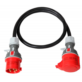 Stromverlängerungskabel 400V Plastrol PS-S G RN IP44 (5X2,5) H07RN-F  - CZARNY