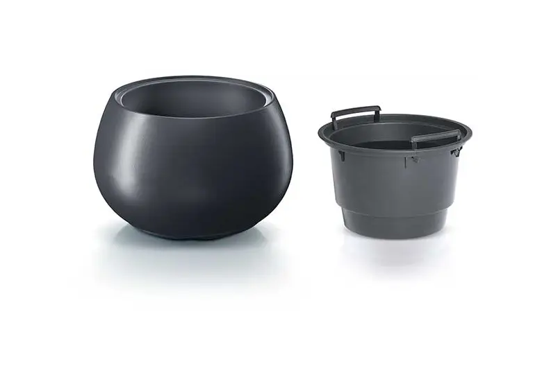 HEOS Blumentopf - Anthrazit Prosperplast DBHEK440-S433