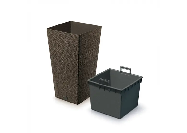 Blumentopf FURU SQUARE ECO WOOD Prosperplast DFSH400W-4625W