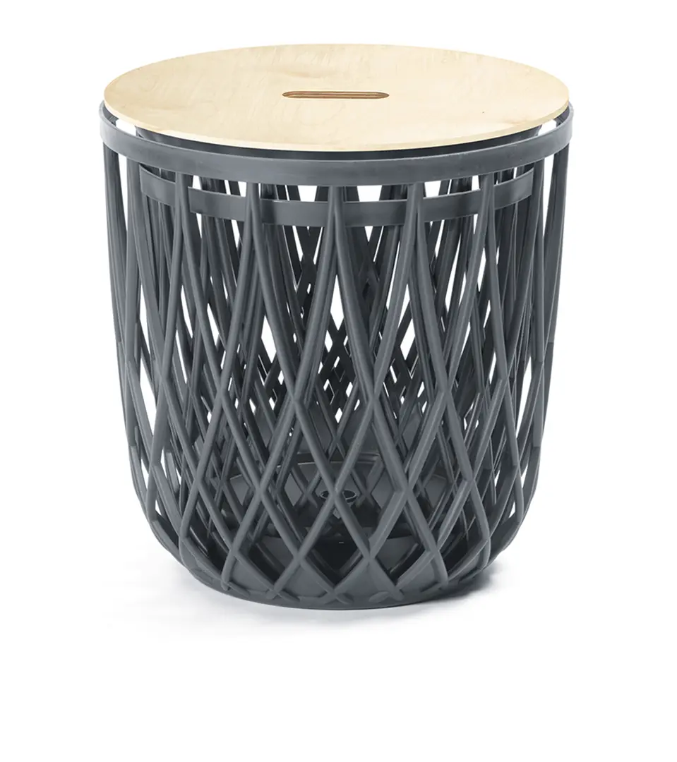 Set-Multifunktionskörbe 3 St. UNIQUBO SET3 Anthrazit Prosperplast IKUBS3-S433