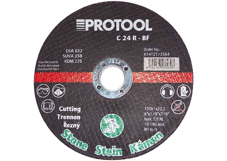 Scheibe zum Steinschneiden O 115 / 22,2 /3 mm Protool 614125