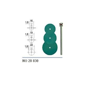 Trennsägeblätter aus Federstahl 3tlg.  Ř 16, 19, 22mm Proxxon PR28830