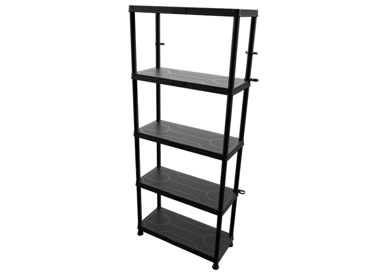 Werkstattregal aus Kunststoff Qbrick Regular Shelving System 74/32x5
