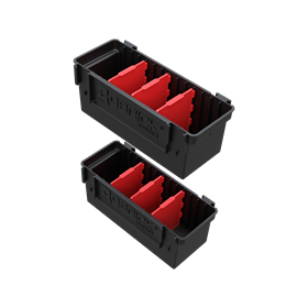 Satz modularer Behälter Qbrick System Custom Deep Modular Bin Set