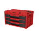 Werkzeugbox mit Schubladen Qbrick System ONE 2.0 DRAWER 3 TOOLBOX EXPERT RED Ultra HD Custom