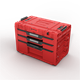 Werkzeugbox mit Schubladen Qbrick System PRIME DRAWER 3 TOOLBOX EXPERT RED Ultra HD Custom