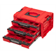 Werkzeugbox mit Schubladen Qbrick System PRO 2.0 DRAWER 3 TOOLBOX EXPERT RED