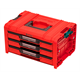 Werkzeugbox mit Schubladen Qbrick System PRO 2.0 DRAWER 3 TOOLBOX EXPERT RED