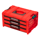 Werkzeugbox mit Schubladen Qbrick System PRO 2.0 DRAWER 3 TOOLBOX EXPERT RED Ultra HD Custom