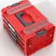 Werkzeugbox mit Schubladen Qbrick System PRO 2.0 DRAWER 3 TOOLBOX PROFI EXPERT RED Ultra HD Custom