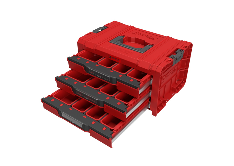 Werkzeugbox mit Schubladen Qbrick System PRO DRAWER 3 TOOLBOX EXPERT RED Ultra HD