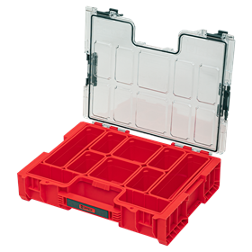 Organizer mit herausnehmbaren Behältern Qbrick System PRO ORGANIZER 300 RED Ultra HD Custom