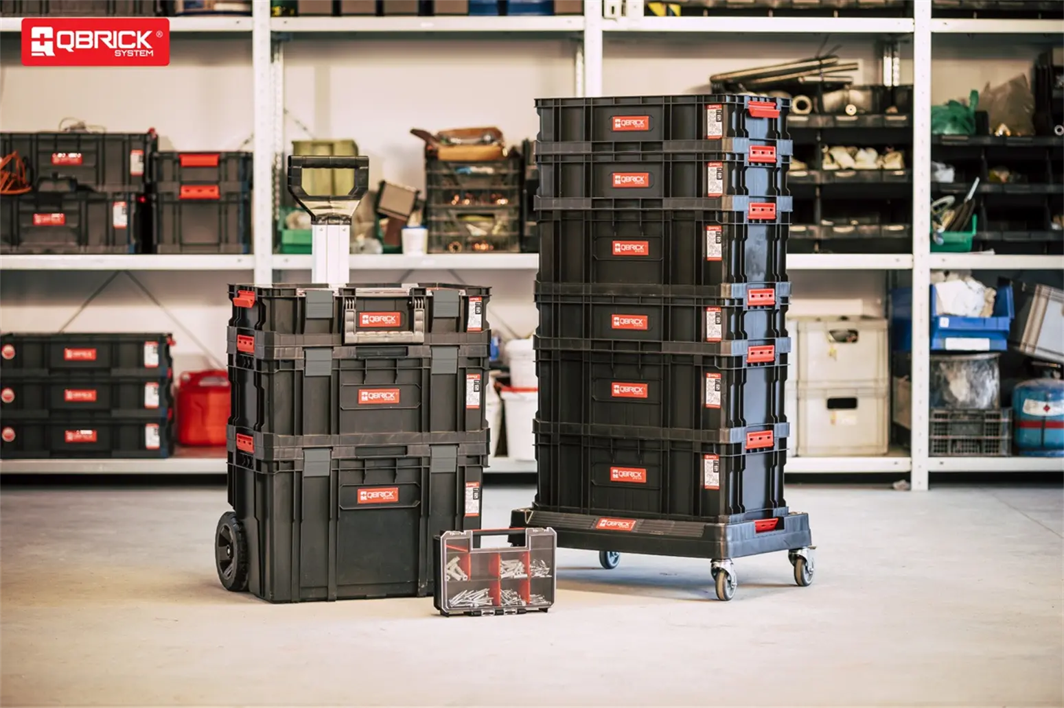 Organizer mit Behältern Qbrick System TWO ORGANIZER PLUS
