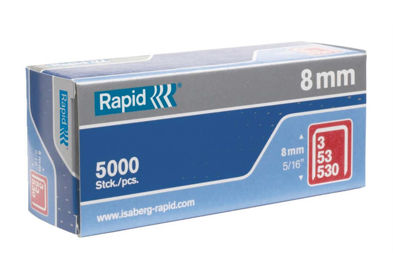 Klammerstäbe Rapid 53/8 5M Galv