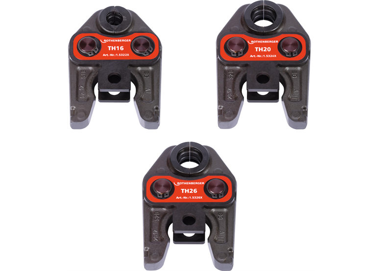 Spannbacken Set Standard TH16-20-26mm Rothenberger 15063X