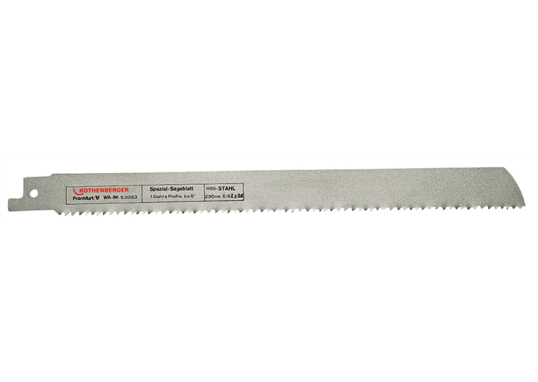 HSS-Rohrsägeblatt, 290x25x1,6mm Rothenberger 50263