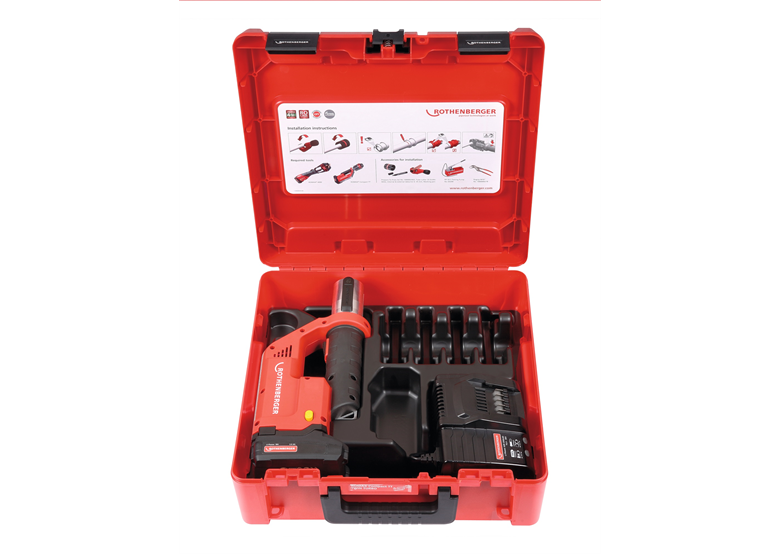 Pressmaschine, Set Rothenberger ROMAX Compact Twin Turbo