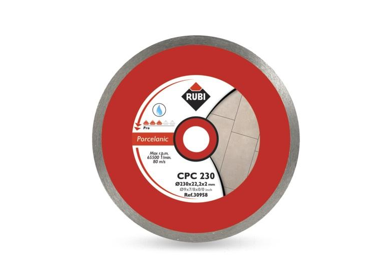 Diamantscheibe Nass, für Feinsteinzeug Rubi CPC 230 PRO