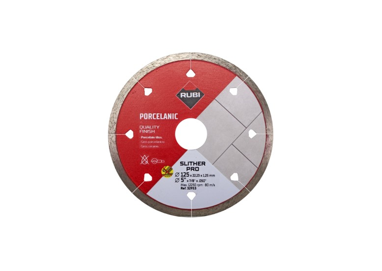 Diamantscheibe 125 mm Rubi SLITHER PRO