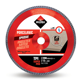 Diamanttrennscheibe 200x25,4mm Rubi TPI 200 SUPERPRO