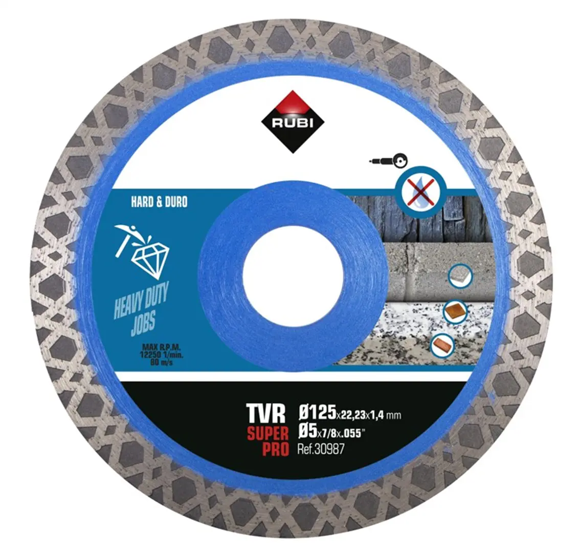 Diamanttrennscheibe 125x22,2mm Rubi TVR 125 SUPERPRO