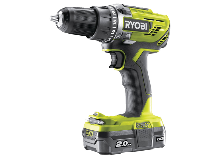 Akku-Bohrschrauber Ryobi ONE+ R18DD3-120S 1x2,0Ah