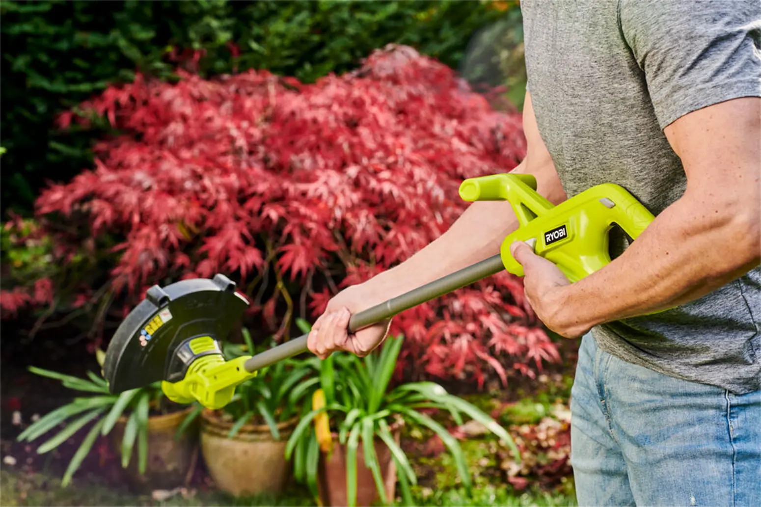 Akku-Rasentrimmer Ryobi ONE+ RY18LT23A-0