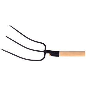 3-zinkige Farmgabel mit Holzgriff 120 Schmith SG-WP3
