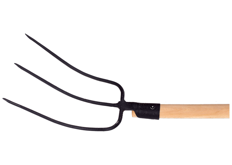 3-zinkige Farmgabel mit Holzgriff 120 Schmith SG-WP3