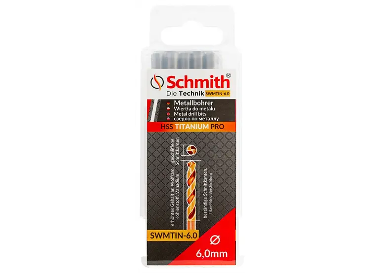 Titan HSS Metallbohrer pro 8mm Schmith SWMTIN-8,0