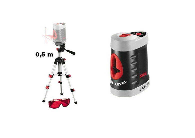 Kreuzlinienlaser (Stativ 50 cm, Brille) Skil 0515 AB