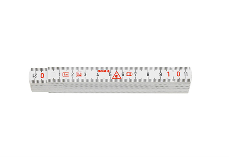 Kunststoff-Meterstab 2m HK 2/10G Sola SO53030101