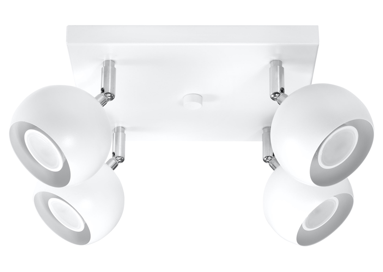 Deckenleuchte OCULARE 4 weiß Sollux Lighting Bittersweet Shimmer