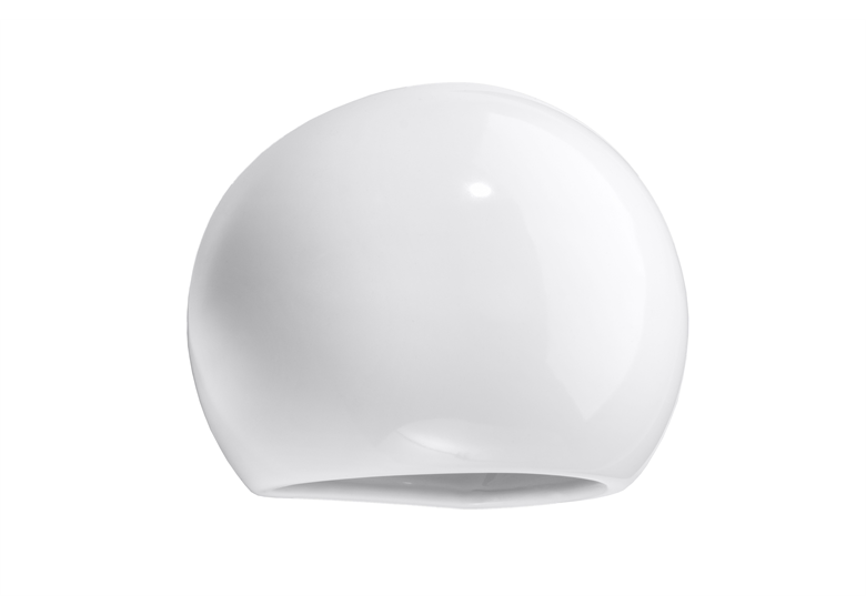 lackierte Wandleuchte GLOBE glanz weiß Sollux Lighting Café Au Lait