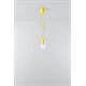 Pendelleuchte DIEGO 1 gelb Sollux Lighting Nickel