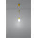 Pendelleuchte DIEGO 1 gelb Sollux Lighting Nickel