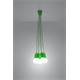 Pendelleuchte DIEGO 5 grün Sollux Lighting Nickel