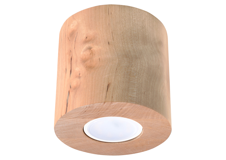 Plafond ORBIS Natural Holz Sollux Lighting Peach Puff