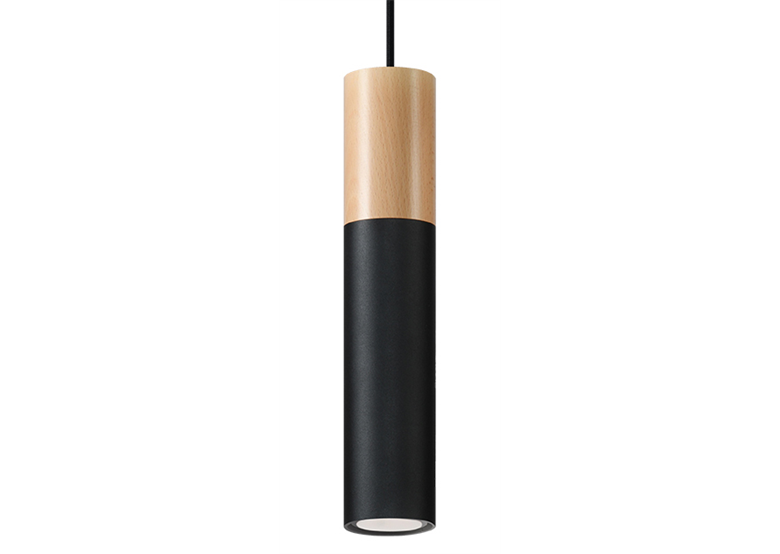 Pendelleuchte PABLO schwarz Sollux Lighting Peach Puff